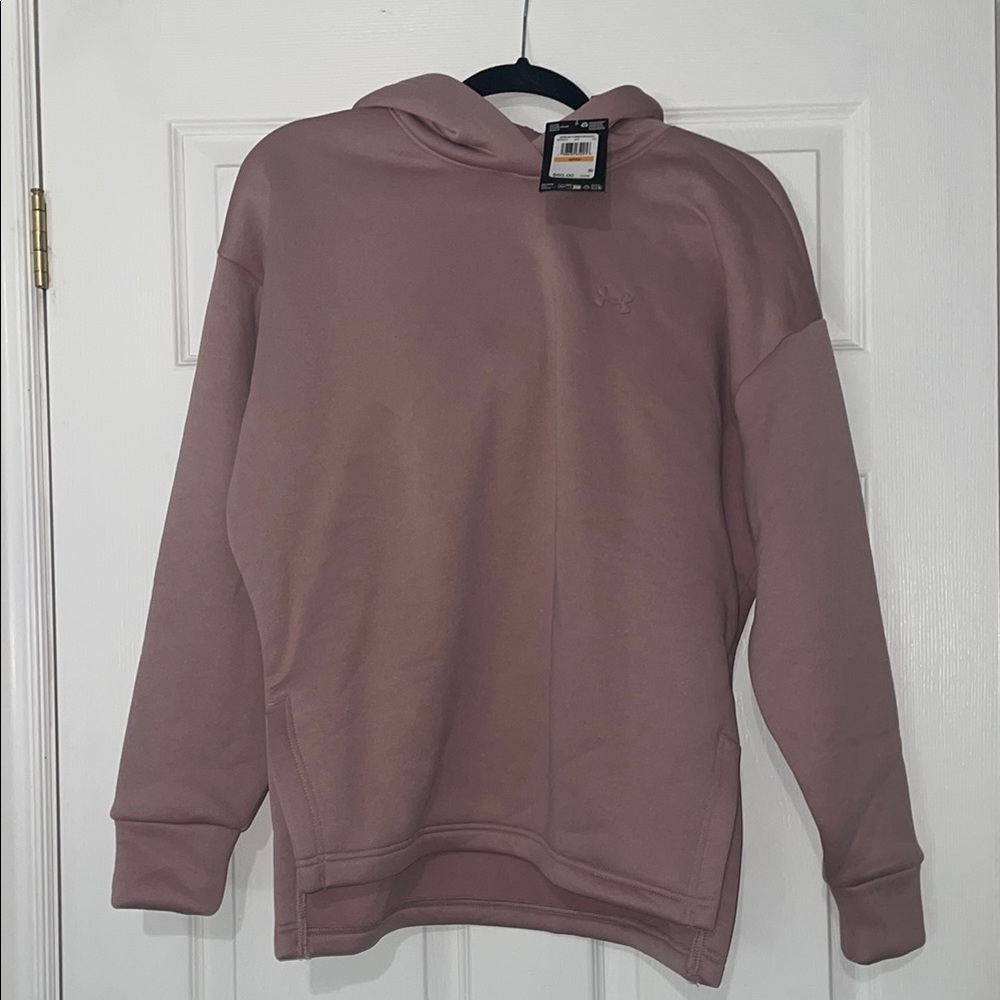 Mauve/pink under armour hoodie. Brand new with tag.